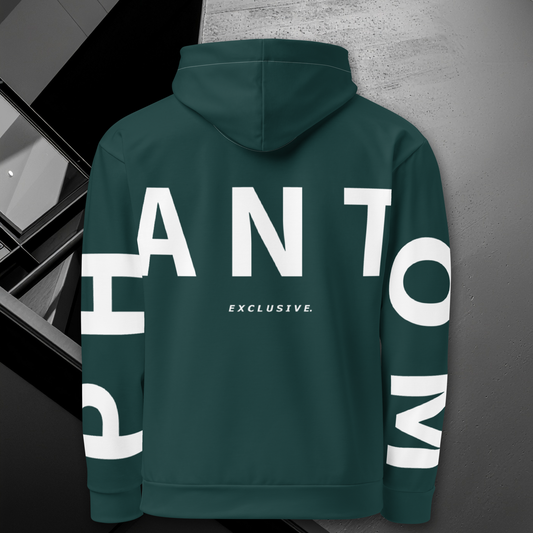 Women's - Premium Cotton Hoodie - Pine Green