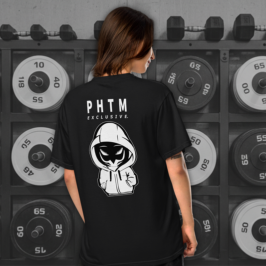 Women's - Mascot Oversized T Shirt - Black & White