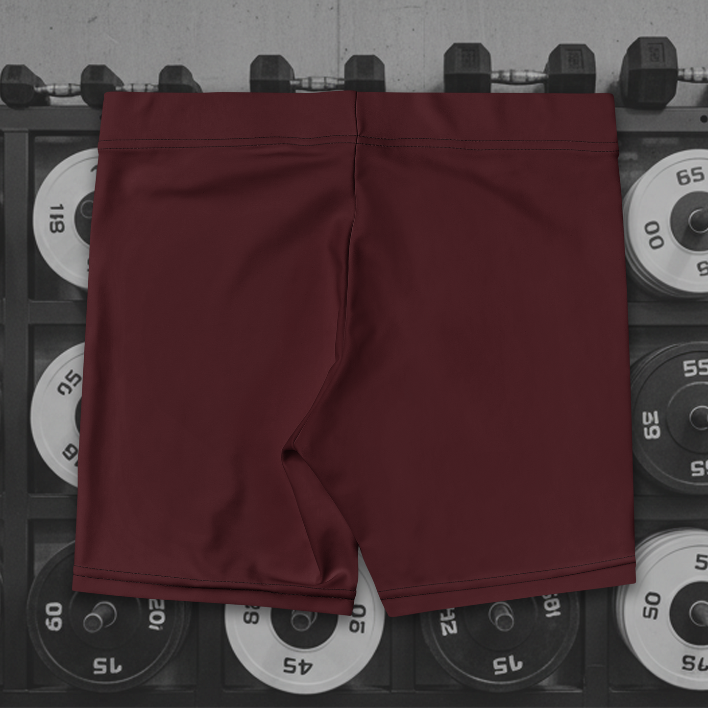 Premium Legging Shorts - Burgundy