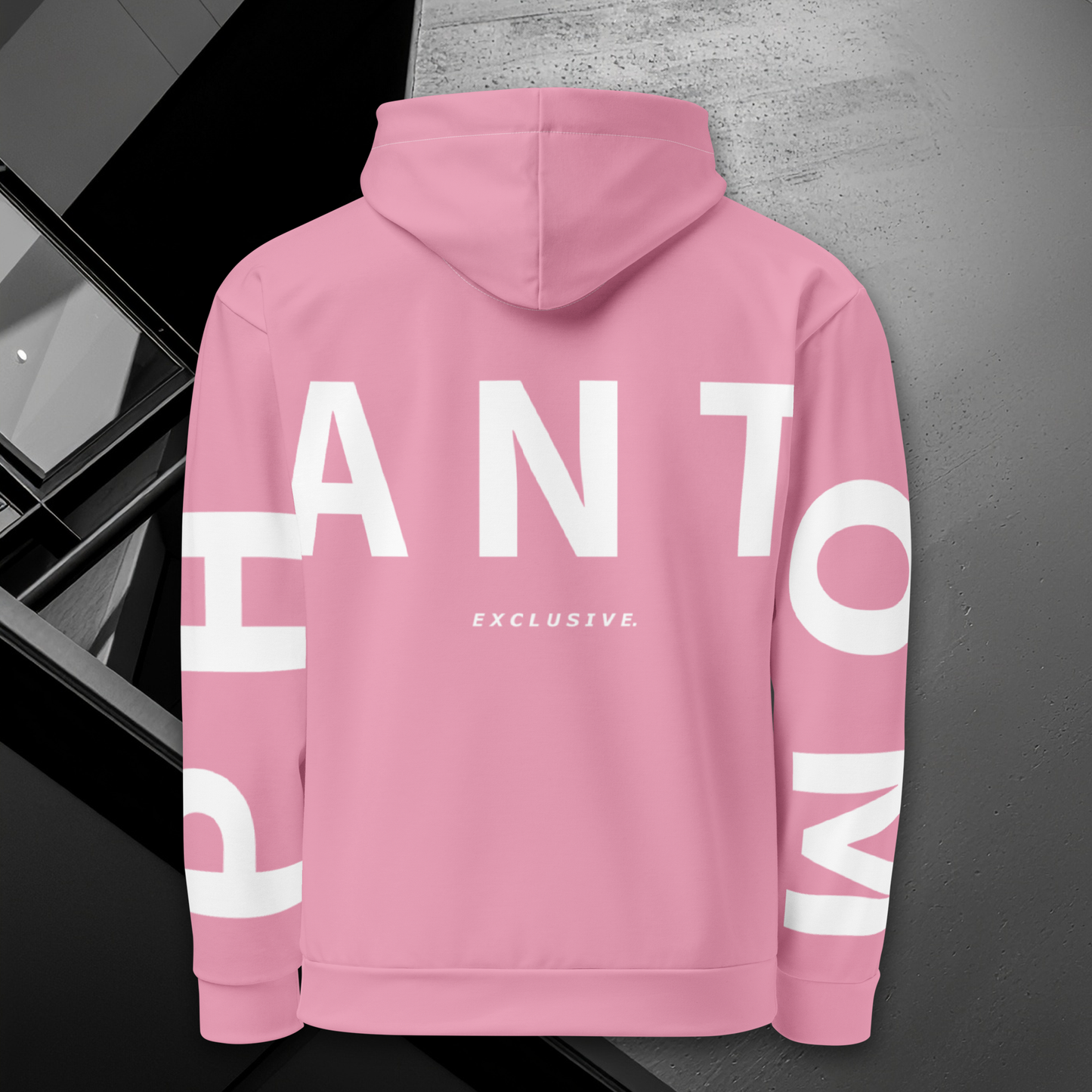 Women's - Premium Cotton Hoodie - Bright Pink