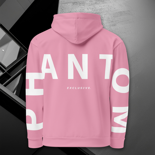 Women's - Premium Cotton Hoodie - Bright Pink