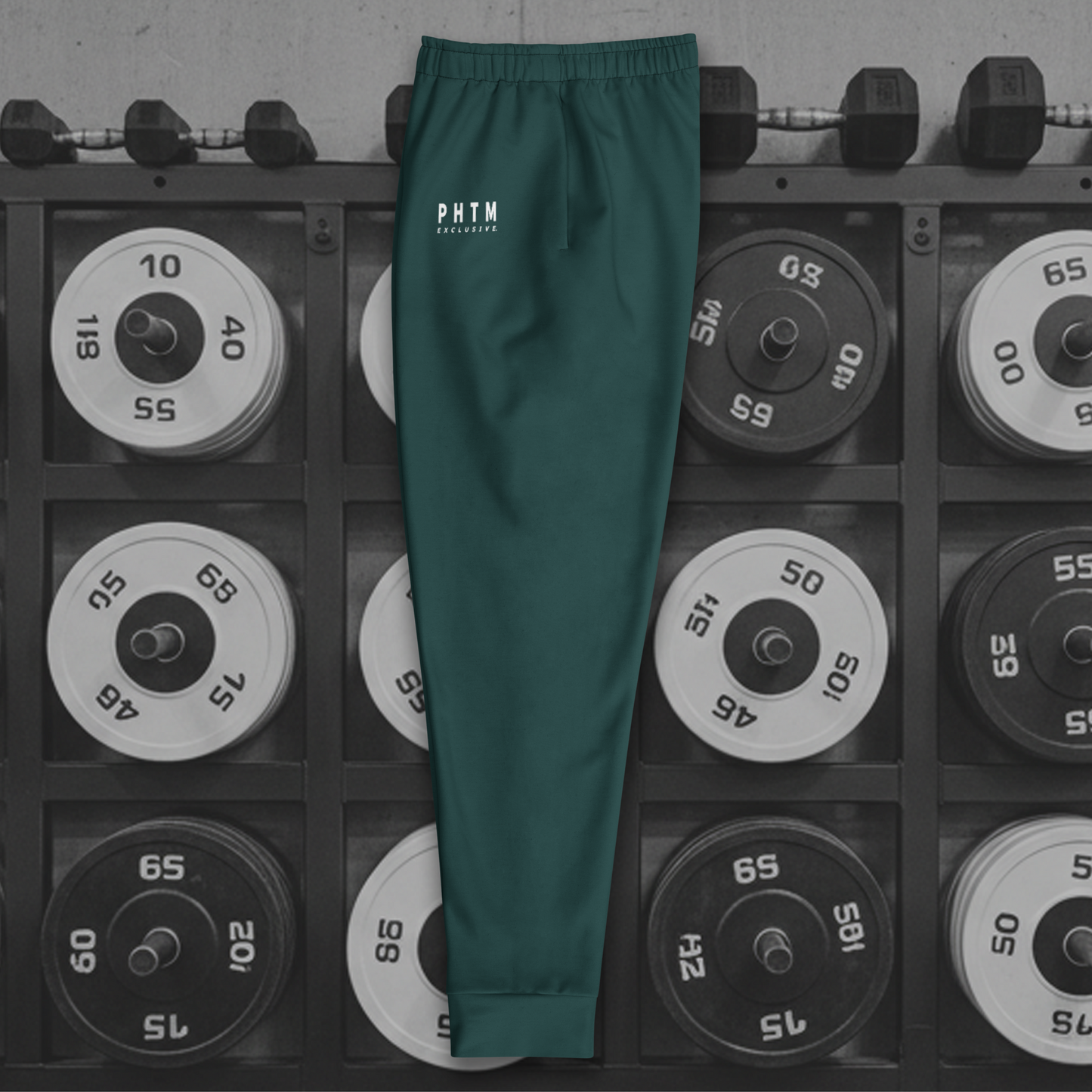 Men's Premium Active Joggers - Pine Green