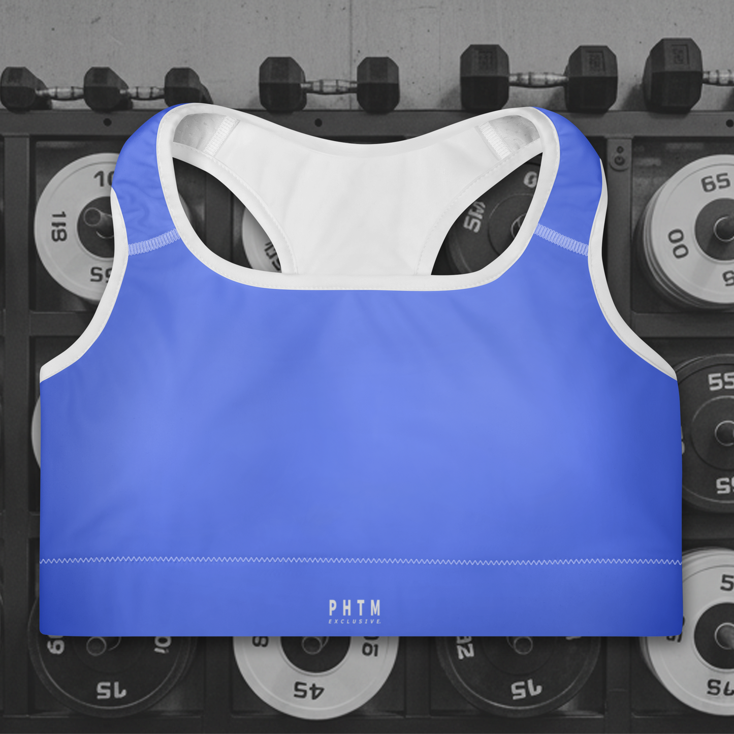 Premium Padded Sports Bra - Baby Blue