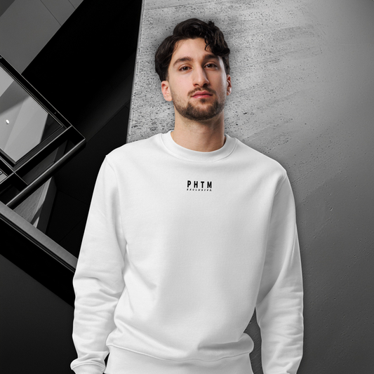 Premium Ring Spun Cotton Jumper - White & Black