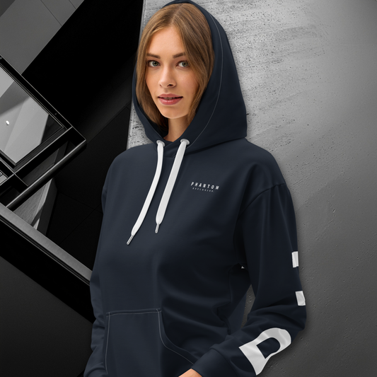 Women's - Premium Cotton Hoodie - Navy
