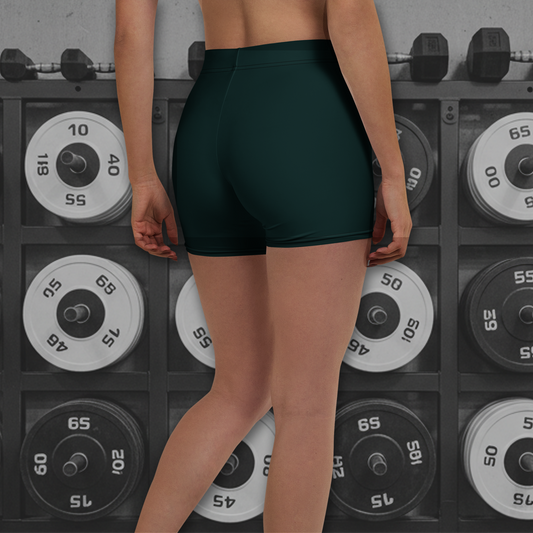 Premium Legging Shorts - Pine Green