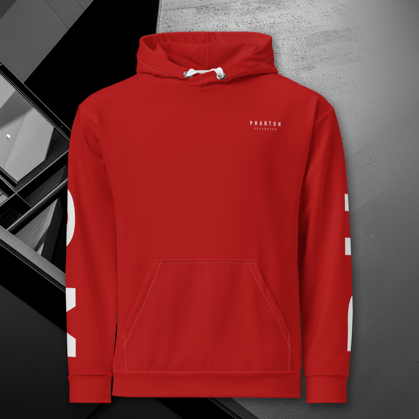 Women's - Premium Cotton Hoodie - Jet Red