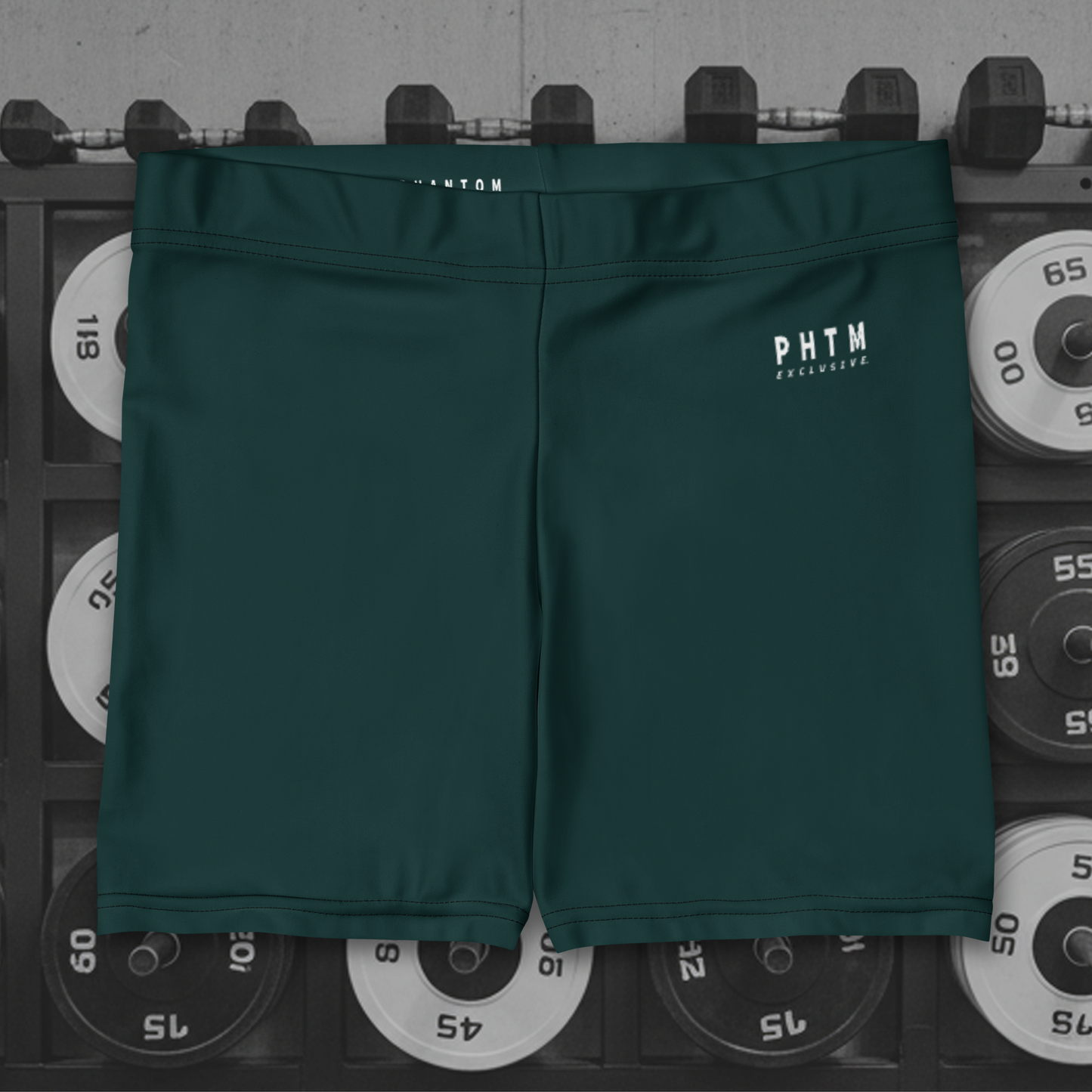Premium Legging Shorts - Pine Green