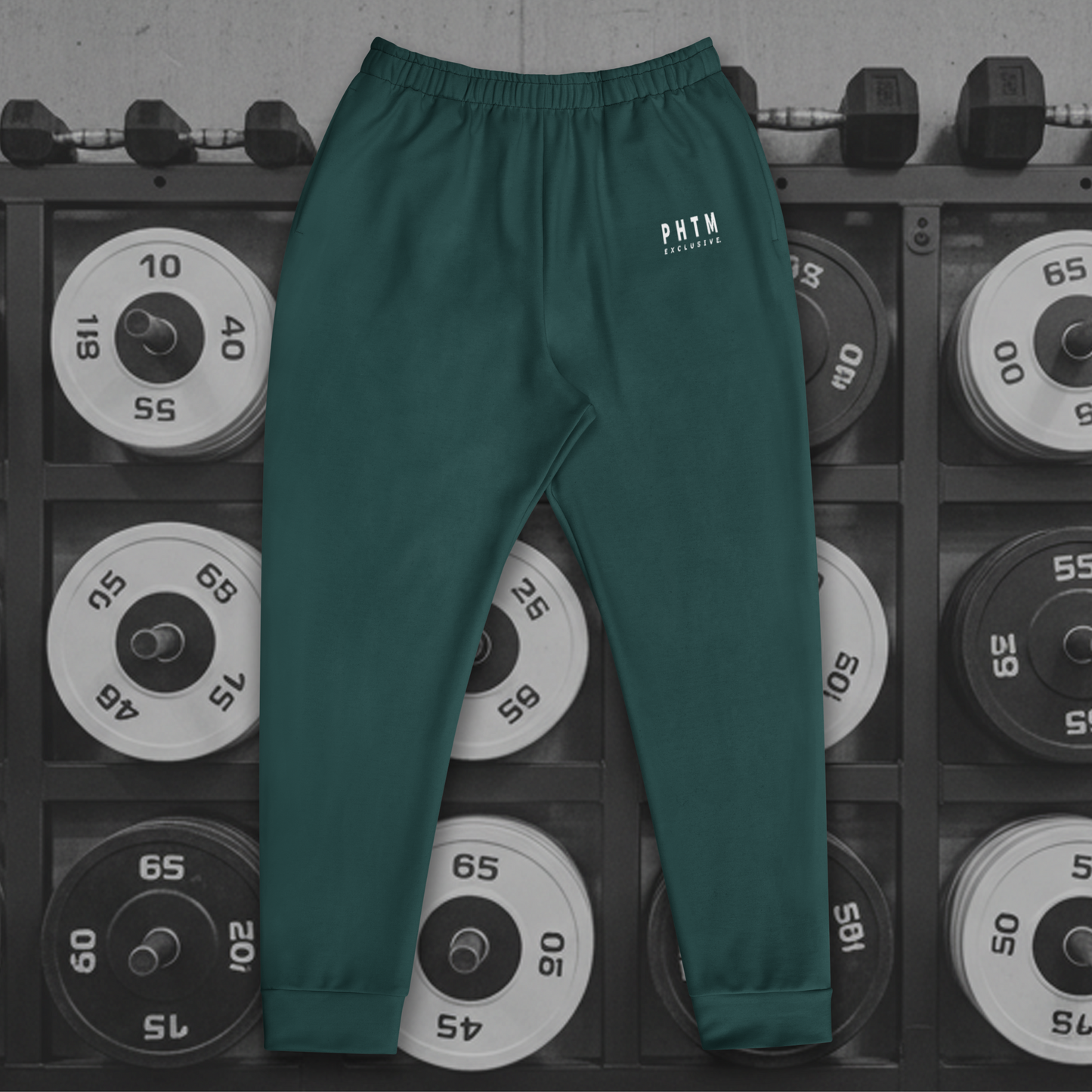 Men's Premium Active Joggers - Pine Green