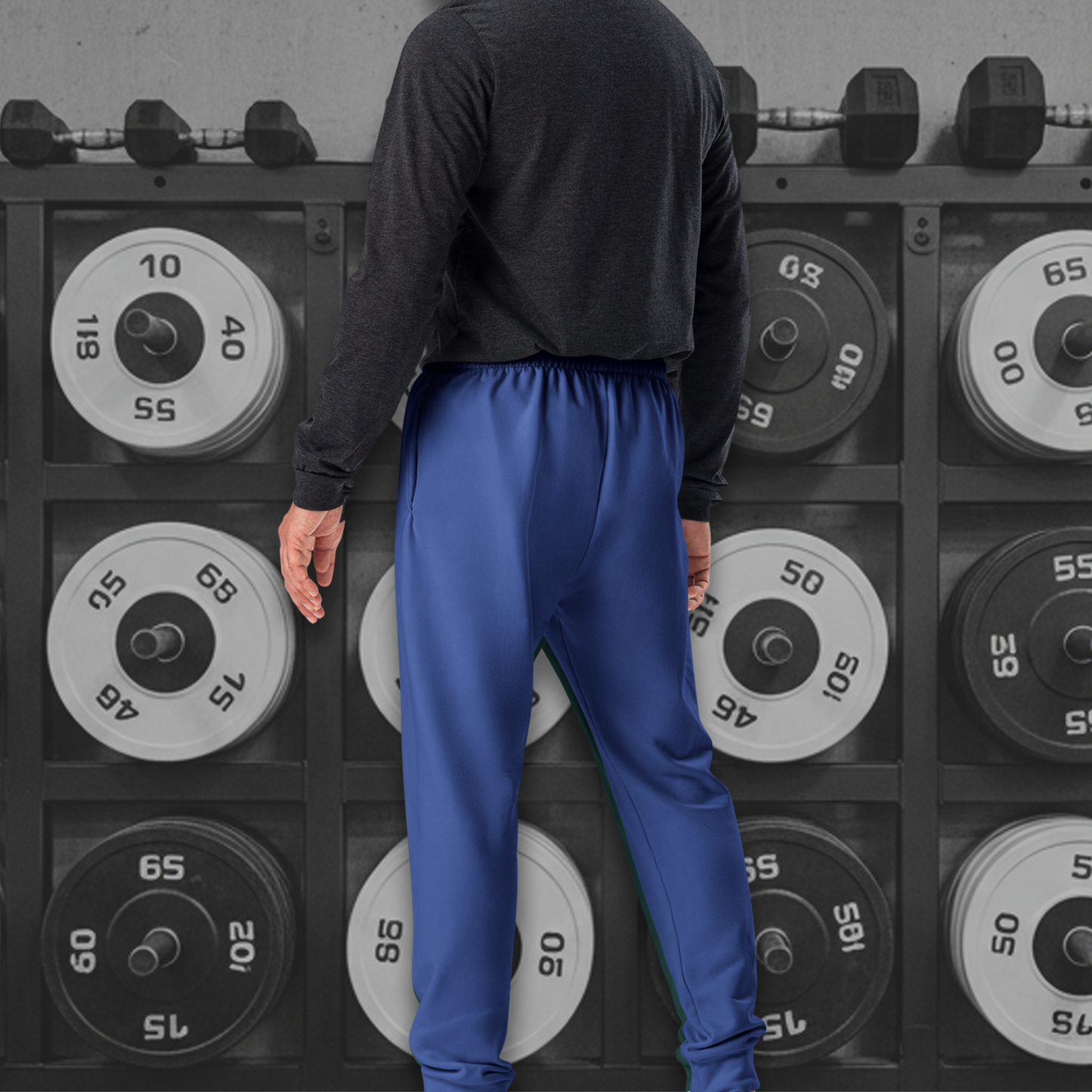 Men's Premium Active Joggers - Active Blue