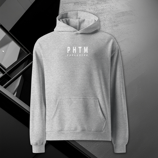 Premium Modern Oversized Hoodie - Light Grey