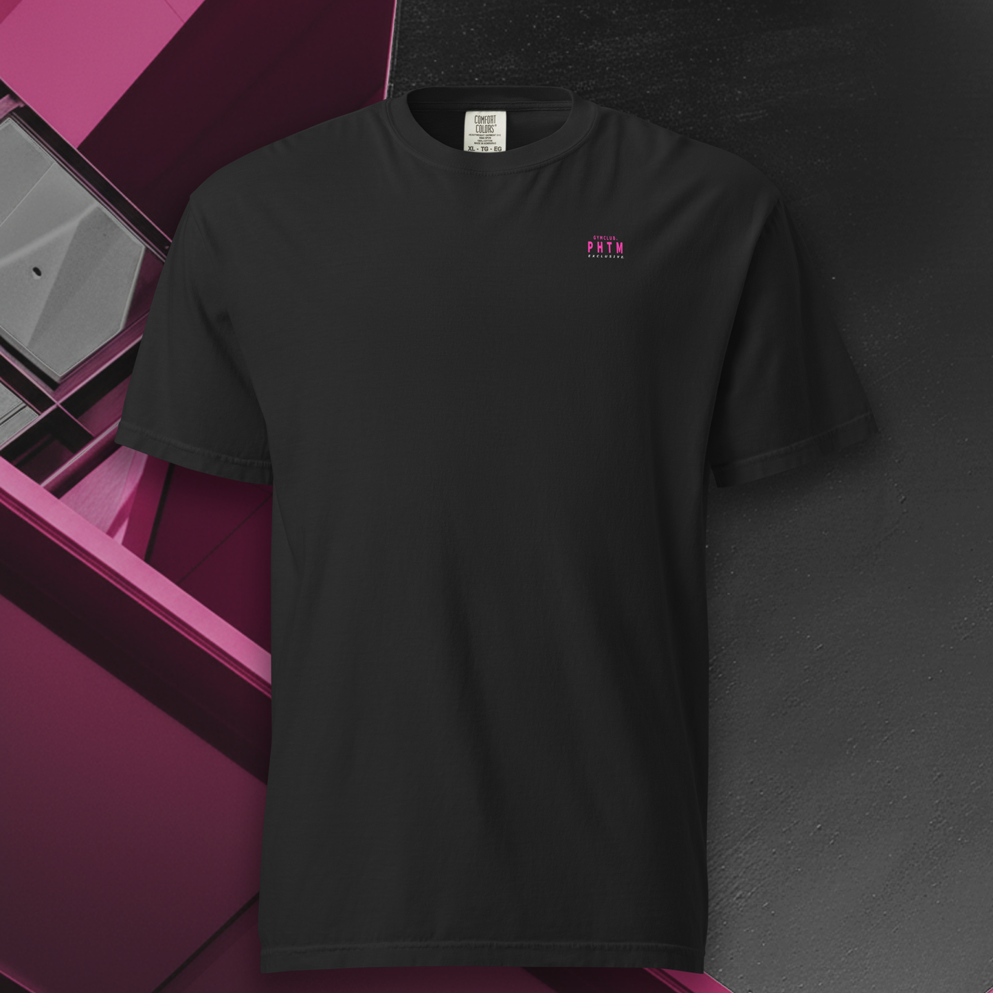 Women's - Premium Cotton Gym Pump Cover - Black & Pink