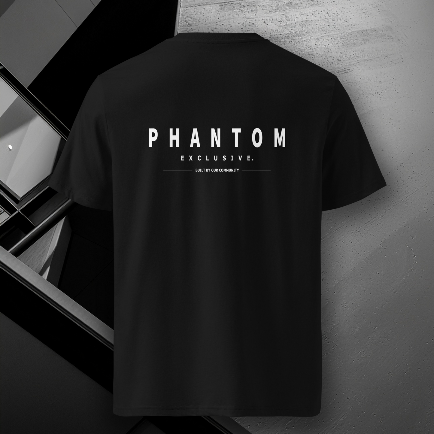 Premium Cotton Community T Shirt - Black & White