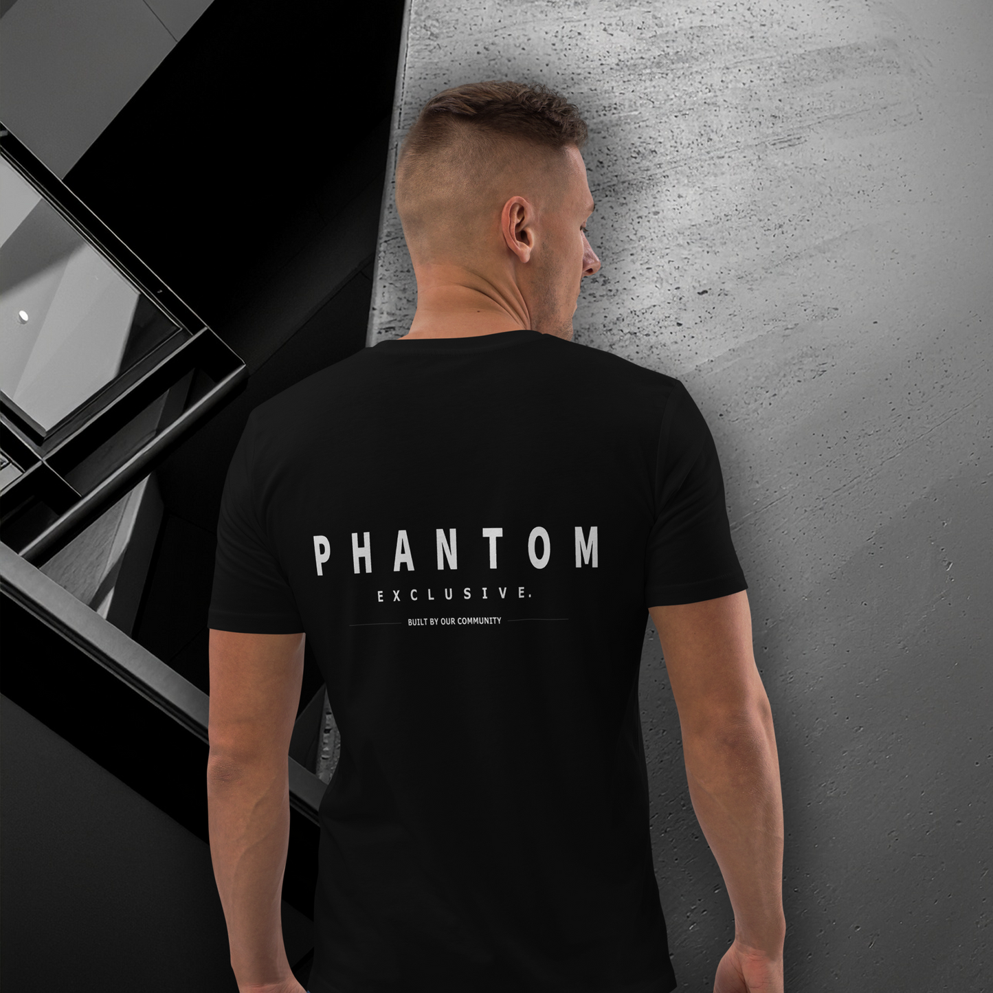 Premium Cotton Community T Shirt - Black & White