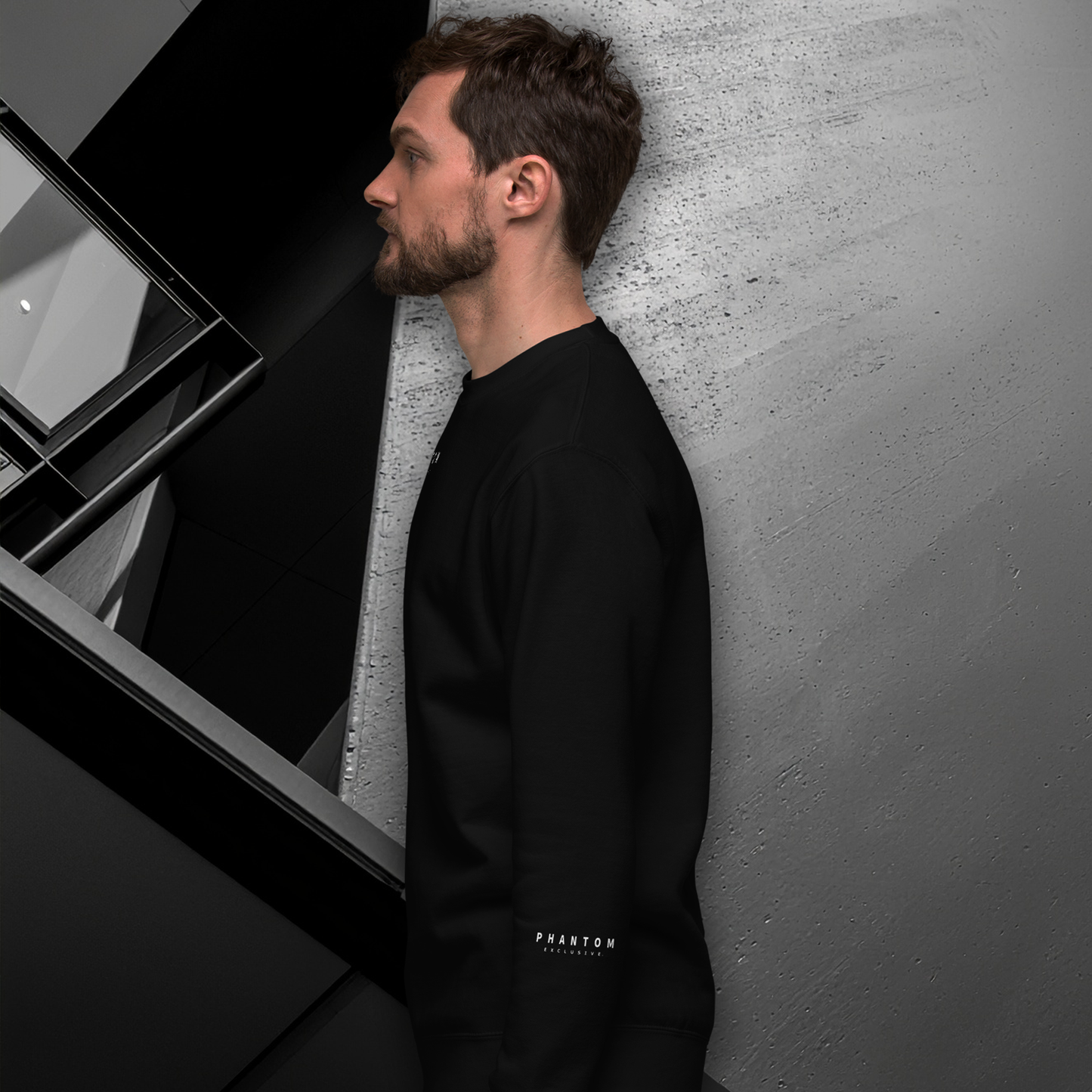 Premium Relaxed FItted Jumper - Black & White